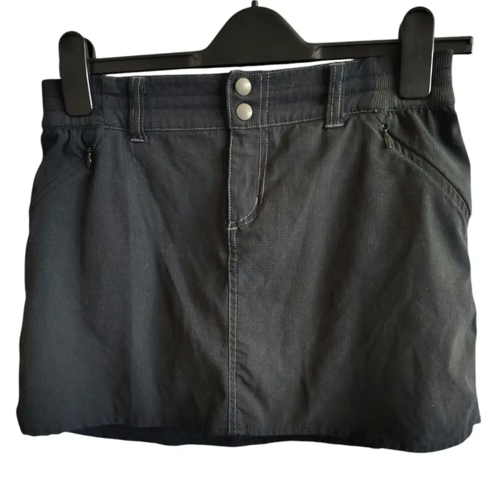KÜHL Skort Black Women’s Size 2 Hiking Trail Athletic Skirt Shorts Outdoor
